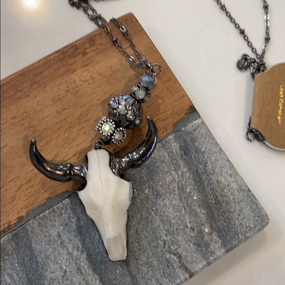 ‎30 inch Bull Horns Necklace